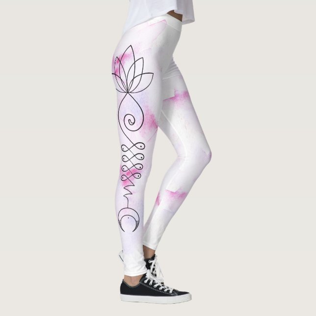 *~*  Nirvana Moon Lotus Path To Enlightenment Leggings (Right)
