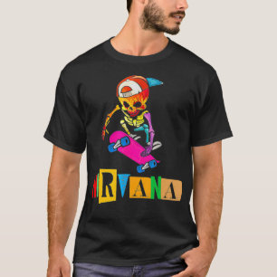 Nirvanas Skateboard Skelton T-Shirt
