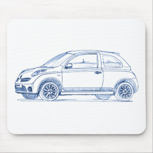 Nis Micra 2008 Mouse Pad