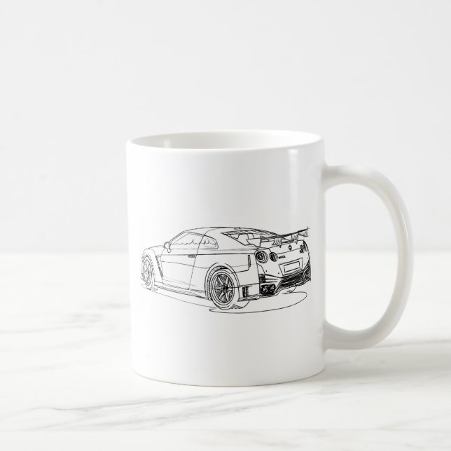 Nis Skyline GTR R35 Nismo 2017 Coffee Mug (Right)