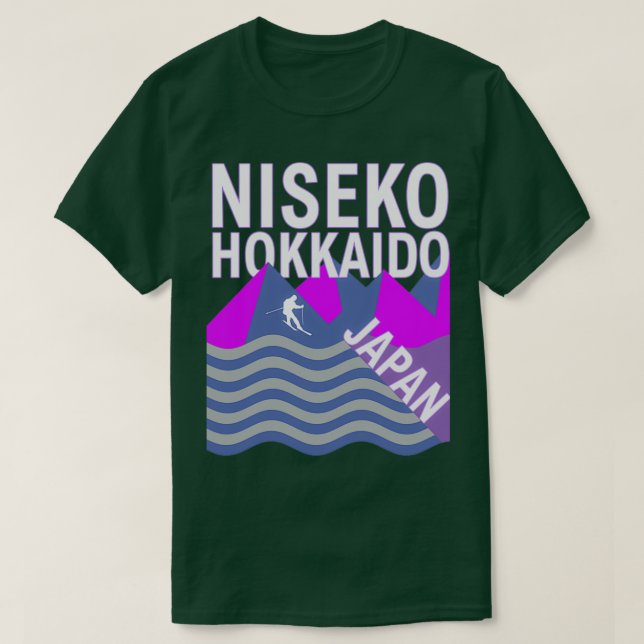 Niseko Hokkaido Island Japan Ski Resort Snowboard  T-Shirt (Design Front)