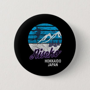 Niseko Hokkaido Island Japan Ski Resort Snowboardi 6 Cm Round Badge