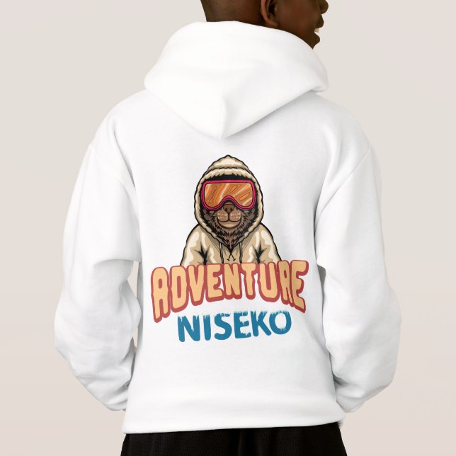 Niseko Ski Snowboard, Japanese Art (Back)