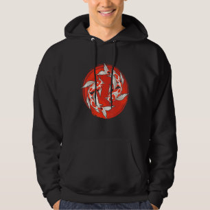 Nishikigoi Koi Asian Carp Pond Fish Japanese Koi F Hoodie