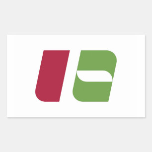 Nishinomiya city flag Hyogo prefecture japan symbo Rectangular Sticker