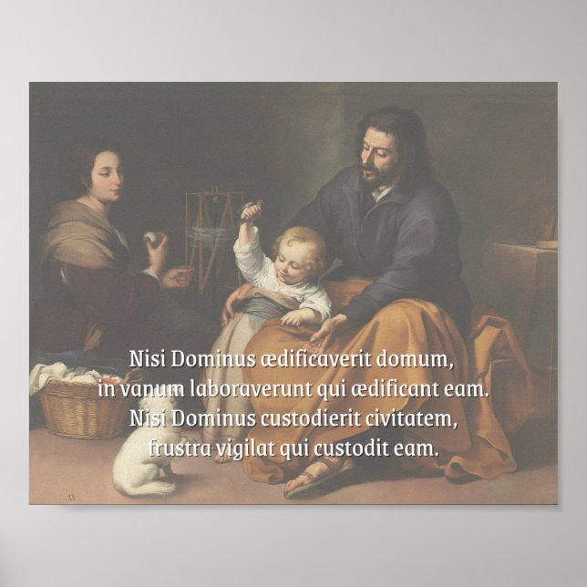 Nisi Dominus Print (Front)