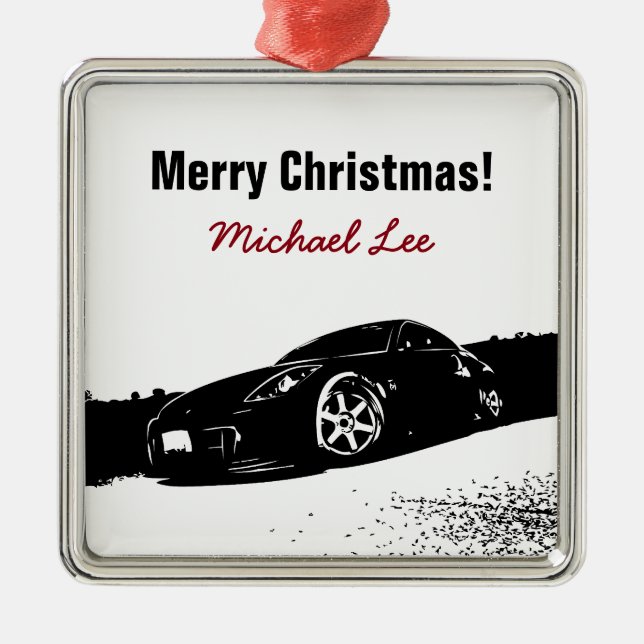 Nissan 350Z front stance Metal Tree Decoration (Front)