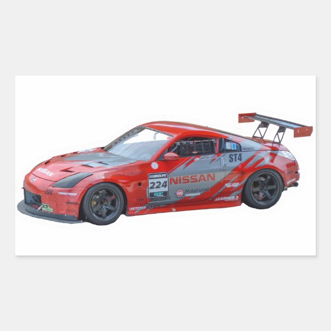 Nissan 350z High Definition Sticker Cutout (Front)