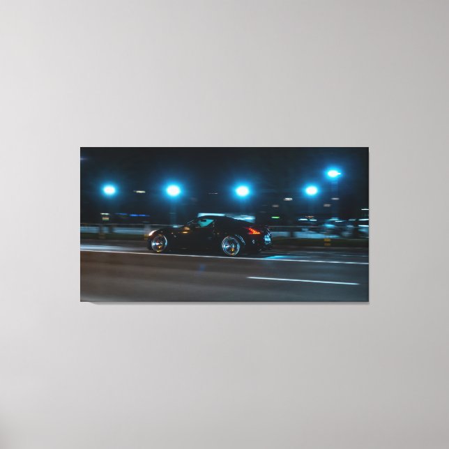 Nissan 370z Nightrunner Canvas Print (Front)