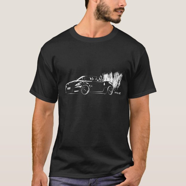 Nissan 370Z roadster (front view) T-Shirt (Front)