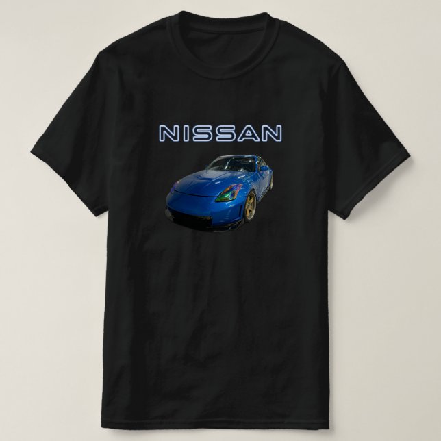 Nissan Black Tee (Design Front)