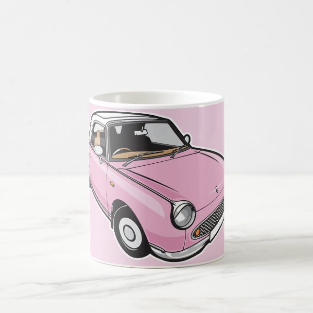 Nissan Figaro Pink Coffee Mug (Center)