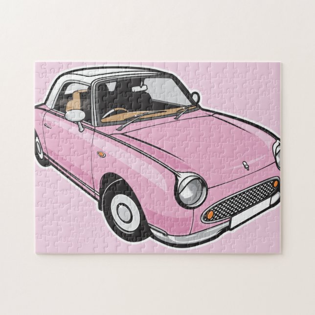 Nissan Figaro Pink Jigsaw Puzzle (Horizontal)