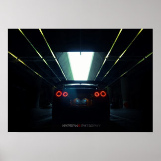 Nissan GT-R R35 in Downtown LA Poster