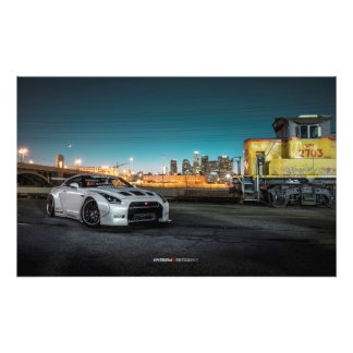 Nissan GT-R R35 Libertywalk in Los Angeles Photo Print