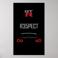 Nissan Gtr art for cases pillows and art board