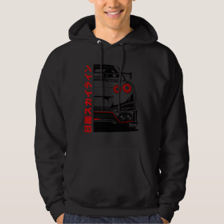 Nissan Gtr Nissan GTR R35 Black Print Classic T-Sh Hoodie