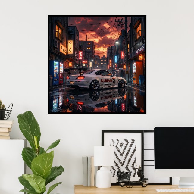 Nissan Silvia S15 JTCC Poster (Home Office)