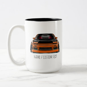 Nissan Silvia S-Chassis 240sx drift spec lowered Two-Tone Coffee Mug