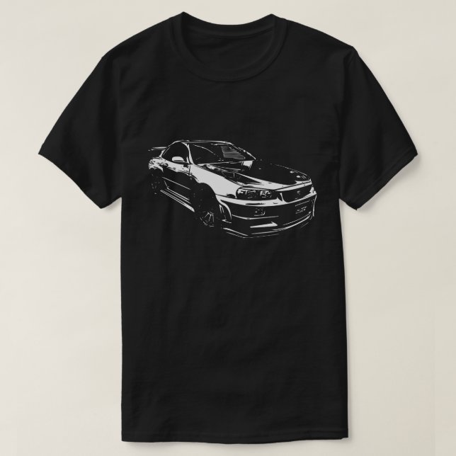 “Nissan SKYLINE Graphic  T-Shirt (Design Front)