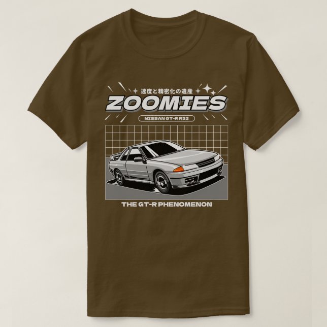 Nissan Skyline GTR R32 T-Shirt (Design Front)