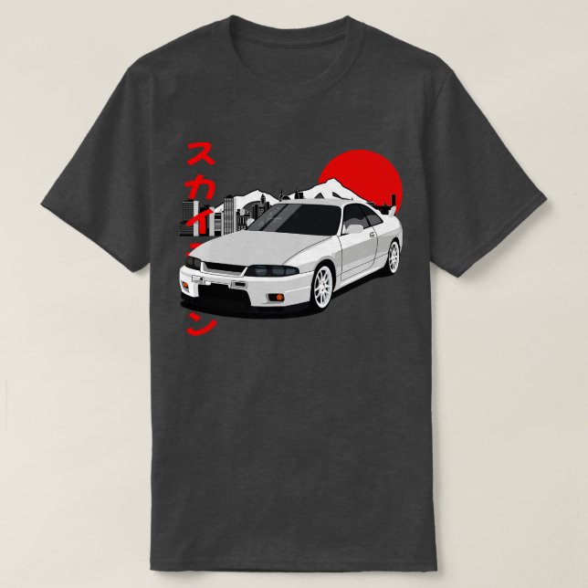 Nissan Skyline GTR R33 JDM Style T-Shirt (Design Front)