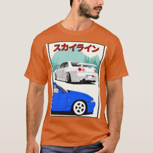 Nissan Skyline Gtr r33 r34 T-Shirt