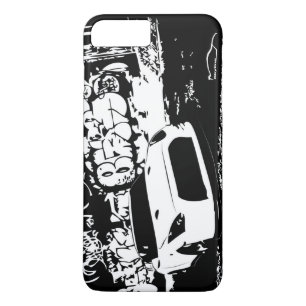 Nissan Skyline GTR with Graffiti Backdrop Case-Mate iPhone Case