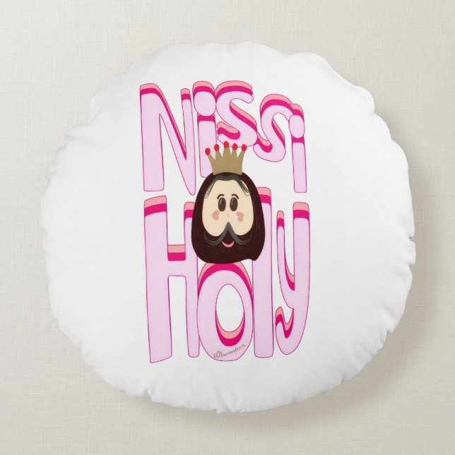 Nissi Holy Round Cojin Round Cushion (Front)