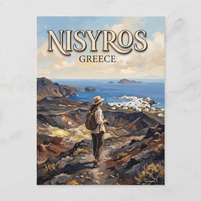 Nisyros Greece Postcard (Front)