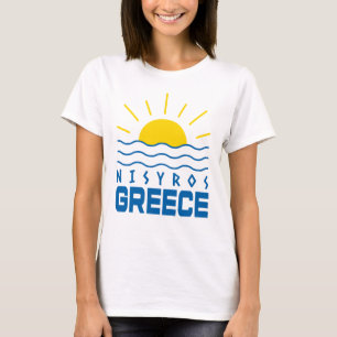 Nisyros Greece Sunshine And Sea Waves Women's T-Shirt