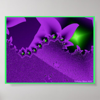 Nite Lite Garden Poster