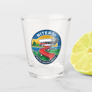 Niterói Contemporary Art Museum Brazil Shot Glass