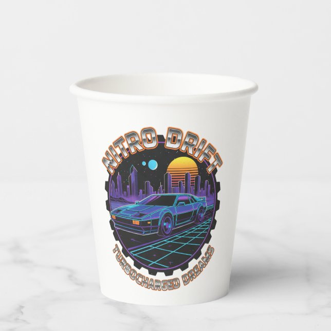 Nitro Drift Paper Cups (Front)