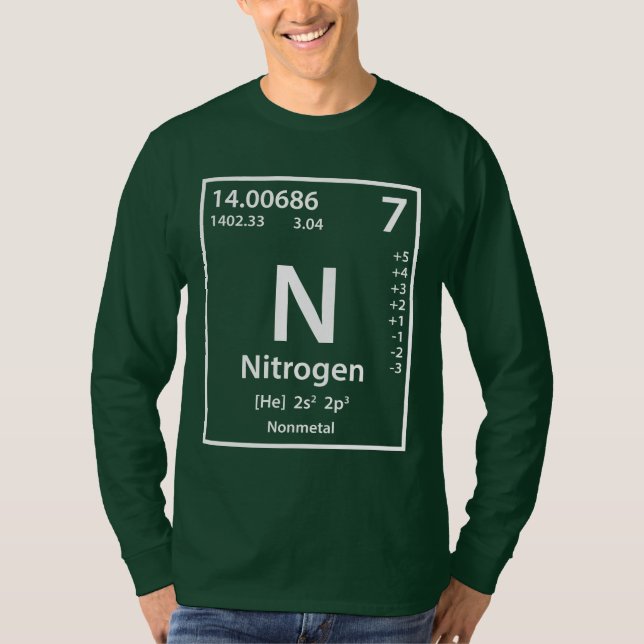 Nitrogen Element (white) T-Shirt (Front)