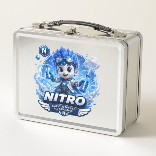 Nitrogen of ATOMIVRA Metal Lunch Box (Front)