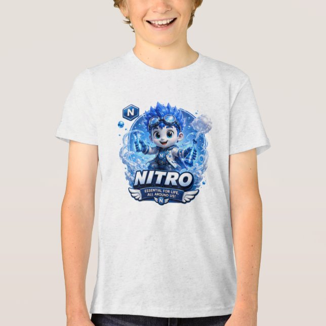Nitrogen of ATOMIVRA Tri-Blend Shirt (Front)