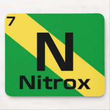 Nitrox Dive Flag Periodic Table Mousepad