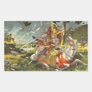 Nitta Yoshisada legendary samurai warrior battle Rectangular Sticker