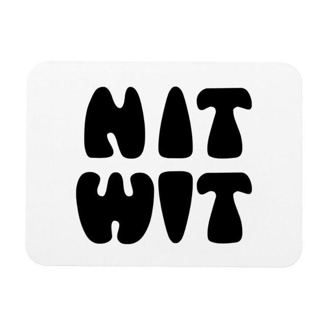 NITWIT MAGNET (Horizontal)