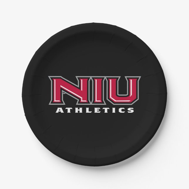 NIU Athletics Paper Plate (Front)