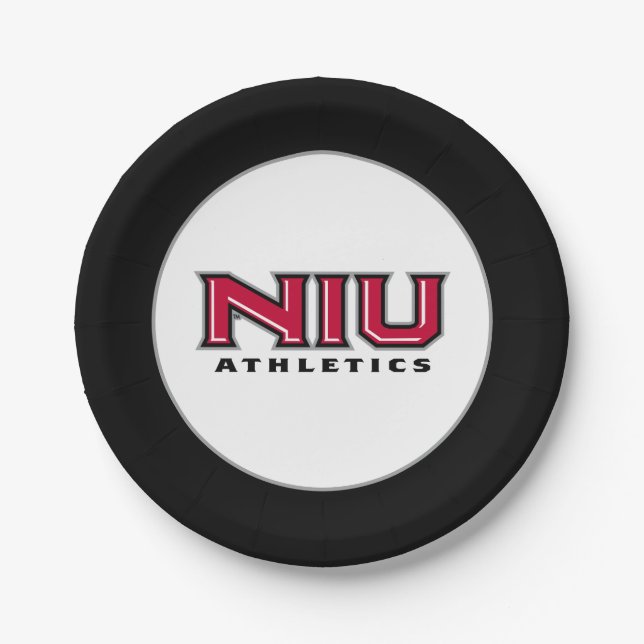 NIU Athletics Paper Plate (Front)
