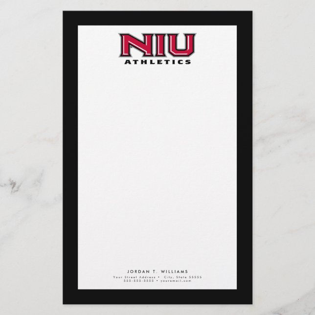 NIU Athletics Stationery (Front)