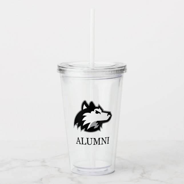 NIU Huskies Alumni Acrylic Tumbler (Front)