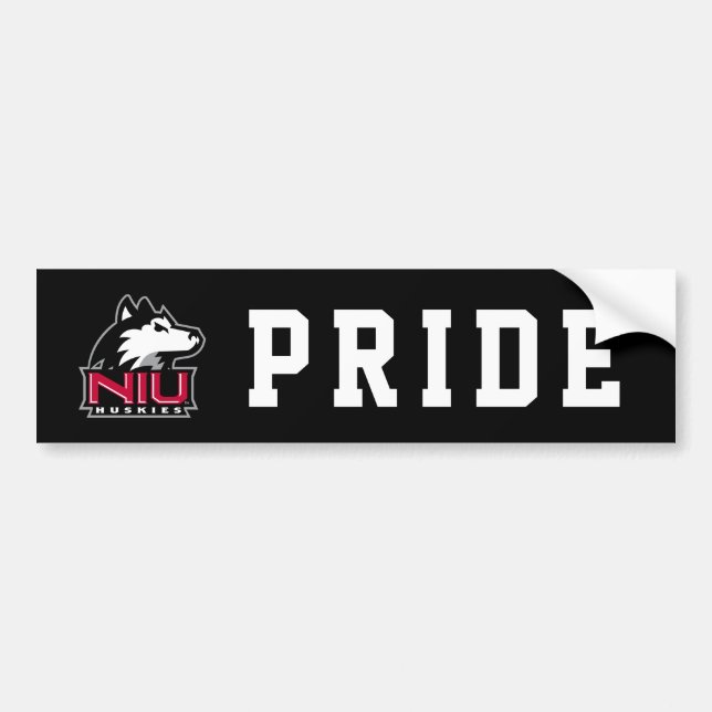 NIU Huskies Bumper Sticker (Front)