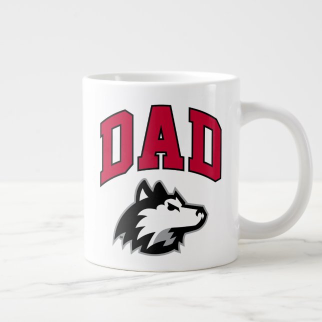 NIU Huskies Dad Large Coffee Mug (Right)