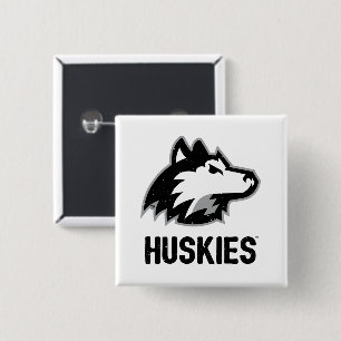 NIU Huskies Distressed 15 Cm Square Badge
