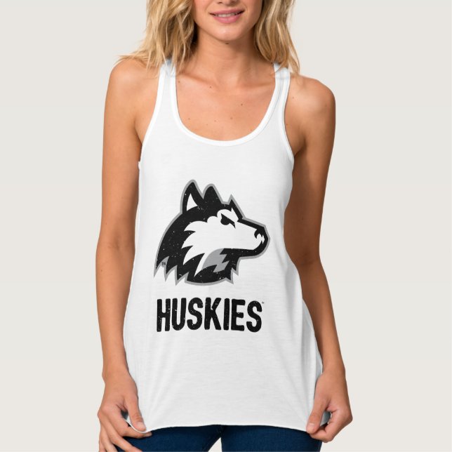 NIU Huskies Distressed Singlet (Front)