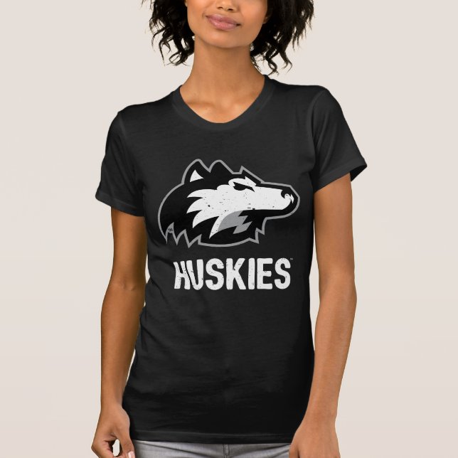 NIU Huskies Distressed T-Shirt (Front)