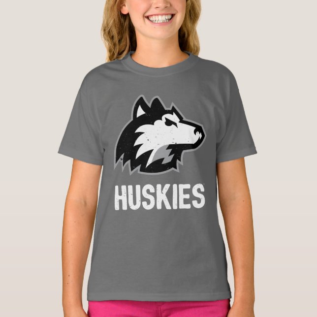 NIU Huskies Distressed T-Shirt (Front)